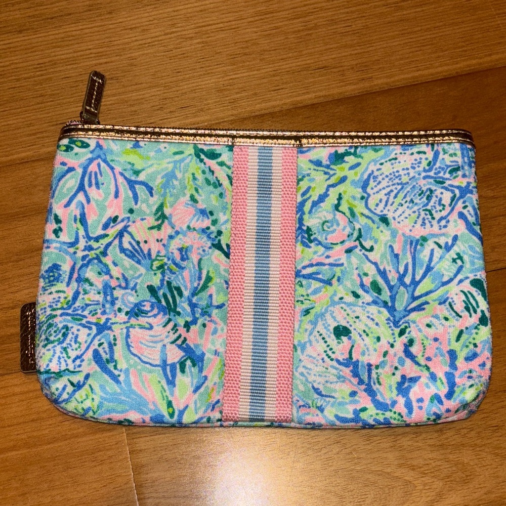 Lily pulitzer zipper pouch